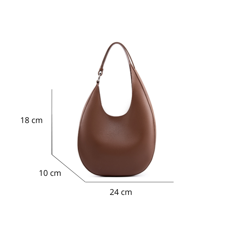 Bolsa Moon Hobo de Couro