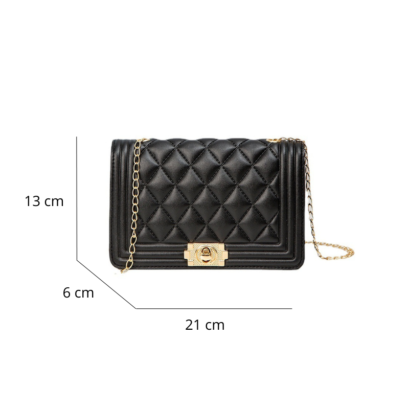 Bolsa Iwasa Quilted Pequena Crossbody