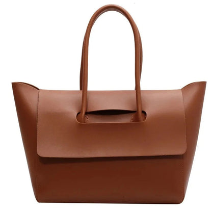 Bolsa Ophelia Tote Grande em Couro