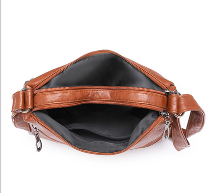 Bolsa de Couro de Alta Qualidade - Crossbody e Ombro