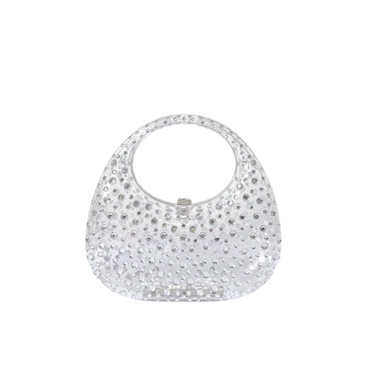 Bolsa de Mão Acrílico Cristais Diamondy