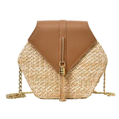 Bolsa feminina de couro - Ivory