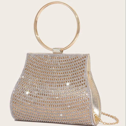 Bolsa Acrílico Feminina - Strass Diamante