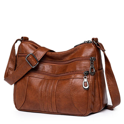 Bolsa de Couro de Alta Qualidade - Crossbody e Ombro