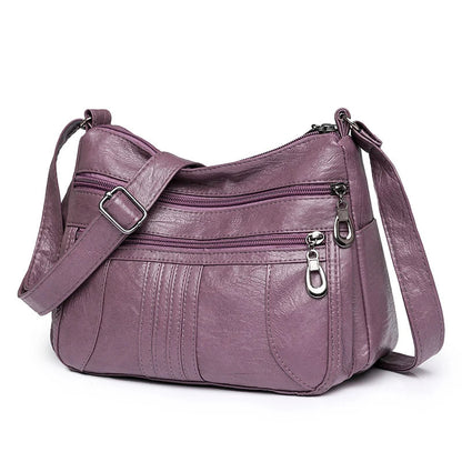 Bolsa de Couro de Alta Qualidade - Crossbody e Ombro