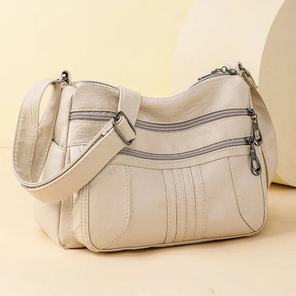 Bolsa de Couro de Alta Qualidade - Crossbody e Ombro