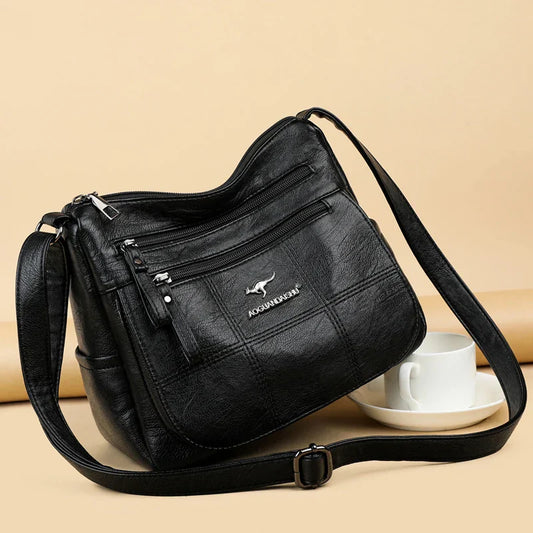 Bolsa Crossbody Soft Retrô – Charme e Luxo