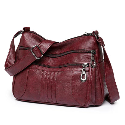 Bolsa de Couro de Alta Qualidade - Crossbody e Ombro