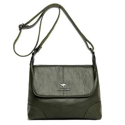 Bolsa de Ombro Feminina Eleganza  - Couro Premium