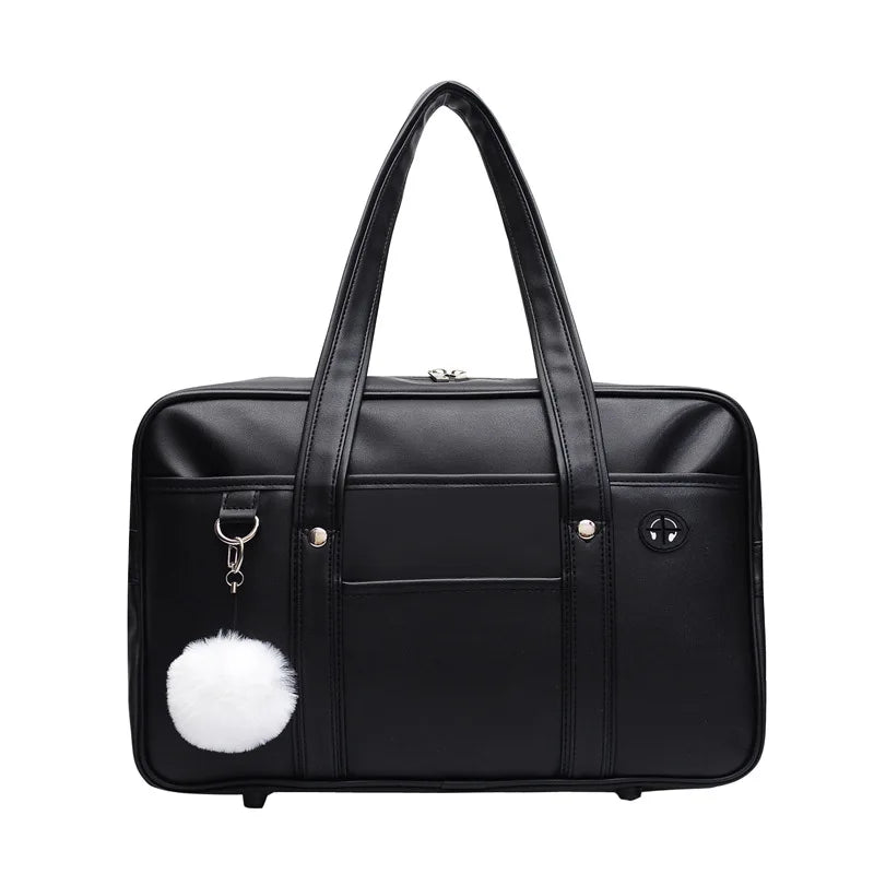 Bolsa Japan Estilo Casual de Couro