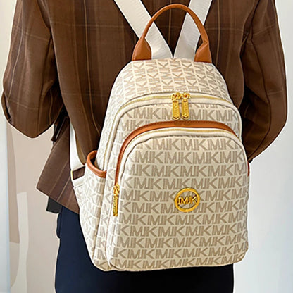 Mochila Feminina de Luxo com Estampa Elegante