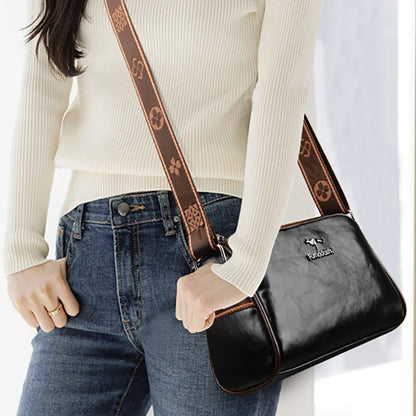 Bolsa Crossbody de Couro Macio - Luxo e Estilo