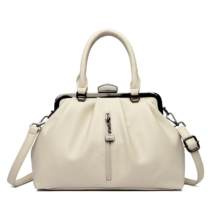 Bolsa de Couro Luxuosa Feminina - Estilo Crossbody