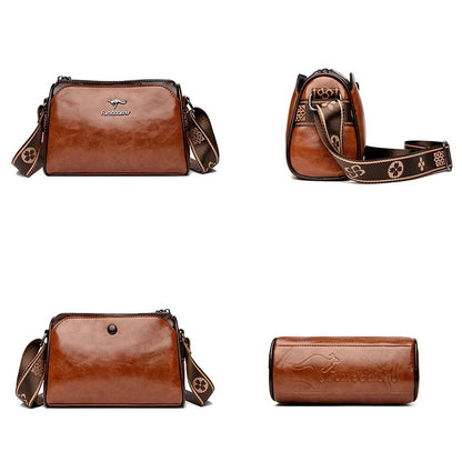 Bolsa Crossbody de Couro Macio - Luxo e Estilo